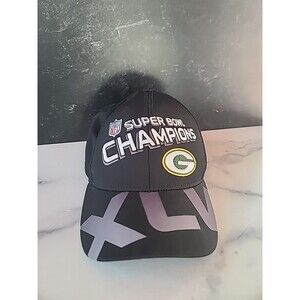 Super Bowl Champions XLV Green Bay Packers Reebok Cap One SZ Fit USED